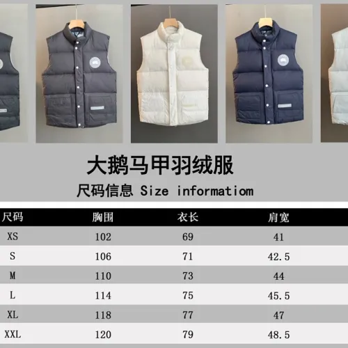 Canada Goose Unisex Stand Collar Quilted Down Puffer Vest Gilet #A68972