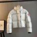Canada Goose Women Short Puffer Down Jacket, Black White #A68965