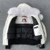 Moose Knuckles Women's Short Fur Hooded Bomber Down Jacket #A68979