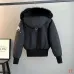 Moose Knuckles Women's Short Fur Hooded Bomber Down Jacket #A68979