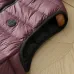 Moncler Men’s Stand‑Collar Light Quilted Down Gilet Vest, Black & Burgundy #A67889