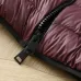 Moncler Men’s Stand‑Collar Light Quilted Down Gilet Vest, Black & Burgundy #A67889