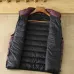 Moncler Men’s Stand‑Collar Light Quilted Down Gilet Vest, Black & Burgundy #A67889