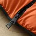 Moncler Men’s Stand‑Collar Padded Down Gilet Vest, Black & Bright Orange #A67890