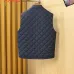 Prada Men’s Stand‑Collar Diamond‑Quilted Gilet Vest, Black & Grey #A67892