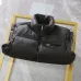 Prada Men’s Stand‑Collar Quilted Down Gilet Vest, Black, Brown & Light Grey #A67886