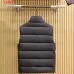Prada Men’s Stand‑Collar Quilted Down Gilet Vest, Black, Brown & Light Grey #A67886