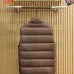 Prada Men’s Stand‑Collar Quilted Down Gilet Vest, Black, Brown & Light Grey #A67886