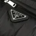 Prada Men’s Stand‑Collar Quilted Down Gilet Vest, Black, Brown & Light Grey #A67886