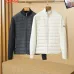 Moncler Hybrid Knit‑Sleeve Stand Collar Down Jacket, Black & Off‑White #A67883