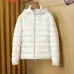Moncler Lightweight Hooded Down Puffer Jacket, Black & White #A67877