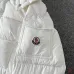 Moncler Maya Matte Hooded Down Jacket, Light Blue White Pink Black #A68956