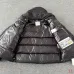 Moncler Maya Matte Hooded Down Jacket, Light Blue White Pink Black #A68956