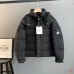 Moncler Maya Matte Hooded Down Jacket, Light Blue White Pink Black #A68956