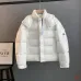 Moncler Maya Matte Hooded Down Jacket, Light Blue White Pink Black #A68956