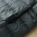 Moncler Men’s Lightweight Hooded Down Puffer Jacket, Black & Dark Grey #A67882