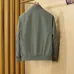 Moncler Men’s Stand‑Collar Bomber Jacket, Black, Navy & Army Green #A67894