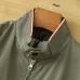 Moncler Men’s Stand‑Collar Bomber Jacket, Black, Navy & Army Green #A67894