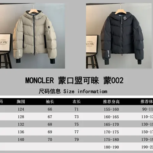 Moncler New Autumn Winter High Density Nylon Waterproof Hooded Down Jacket #A68988