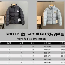 Moncler New Large Logo Stand Collar Detachable Sleeve Down Jacket #A68989