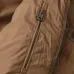 Moncler Stand‑Collar Quilted Down Puffer Jacket, Brown & Navy Blue #A67880