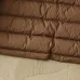 Moncler Stand‑Collar Quilted Down Puffer Jacket, Brown & Navy Blue #A67880