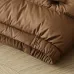 Moncler Stand‑Collar Quilted Down Puffer Jacket, Brown & Navy Blue #A67880