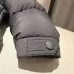 Moncler Stand‑collar Button‑zip Down Jacket, Black #A68485