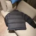 Moncler Stand‑collar Button‑zip Down Jacket, Black #A68485