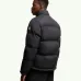 Moncler Stand‑collar Button‑zip Down Jacket, Black #A68485