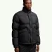 Moncler Stand‑collar Button‑zip Down Jacket, Black #A68485