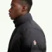 Moncler Stand‑collar Button‑zip Down Jacket, Black #A68485