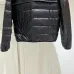 Moncler Stand‑collar Quilted Down Jacket, Black / Army Green #A68483