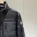 Moncler Stand‑collar Quilted Down Jacket, Black / Army Green #A68483