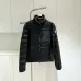 Moncler Stand‑collar Quilted Down Jacket, Black / Army Green #A68483