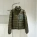 Moncler Stand‑collar Quilted Down Jacket, Black / Army Green #A68483