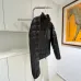 Moncler Stand‑collar Quilted Down Jacket, Black / Army Green #A68483