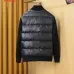 Moncler Wool‑Blend Quilted Hybrid Zip Jacket, Black & Navy Blue #A67881