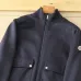 Moncler Wool‑Blend Quilted Hybrid Zip Jacket, Black & Navy Blue #A67881