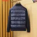 Moncler Wool‑Blend Quilted Hybrid Zip Jacket, Black & Navy Blue #A67881