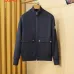 Moncler Wool‑Blend Quilted Hybrid Zip Jacket, Black & Navy Blue #A67881