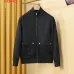 Moncler Wool‑Blend Quilted Hybrid Zip Jacket, Black & Navy Blue #A67881