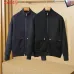 Moncler Wool‑Blend Quilted Hybrid Zip Jacket, Black & Navy Blue #A67881