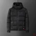 Prada Hooded Puffer Jacket Winter Warm Thick Quilted Coat, Black, Navy Blue, Khaki #A68165