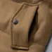 Prada Hooded Wool‑Blend Puffer Vest Men Sleeveless Gilet Outerwear, Camel Brown, Light Gray #A68168