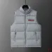 Prada Stand‑Collar Puffer Gilet Men Warm Sleeveless Vest Outerwear, Black, Light Gray, Navy Blue #A68167