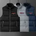 Prada Stand‑Collar Puffer Gilet Men Warm Sleeveless Vest Outerwear, Black, Light Gray, Navy Blue #A68167