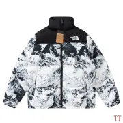 The North Face 4th Gen Snow Mountain Print Stand Collar Puffer Cotton Jacket Unisex #A68986