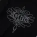 AMIRI Black Hoodie Rhinestone Gothic Logo Print Pullover #A68800