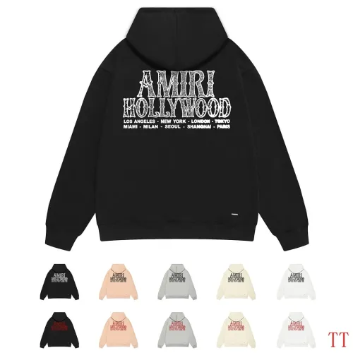 AMIRI Grid Text Print Hoodie, Multi-color Options #A69058
